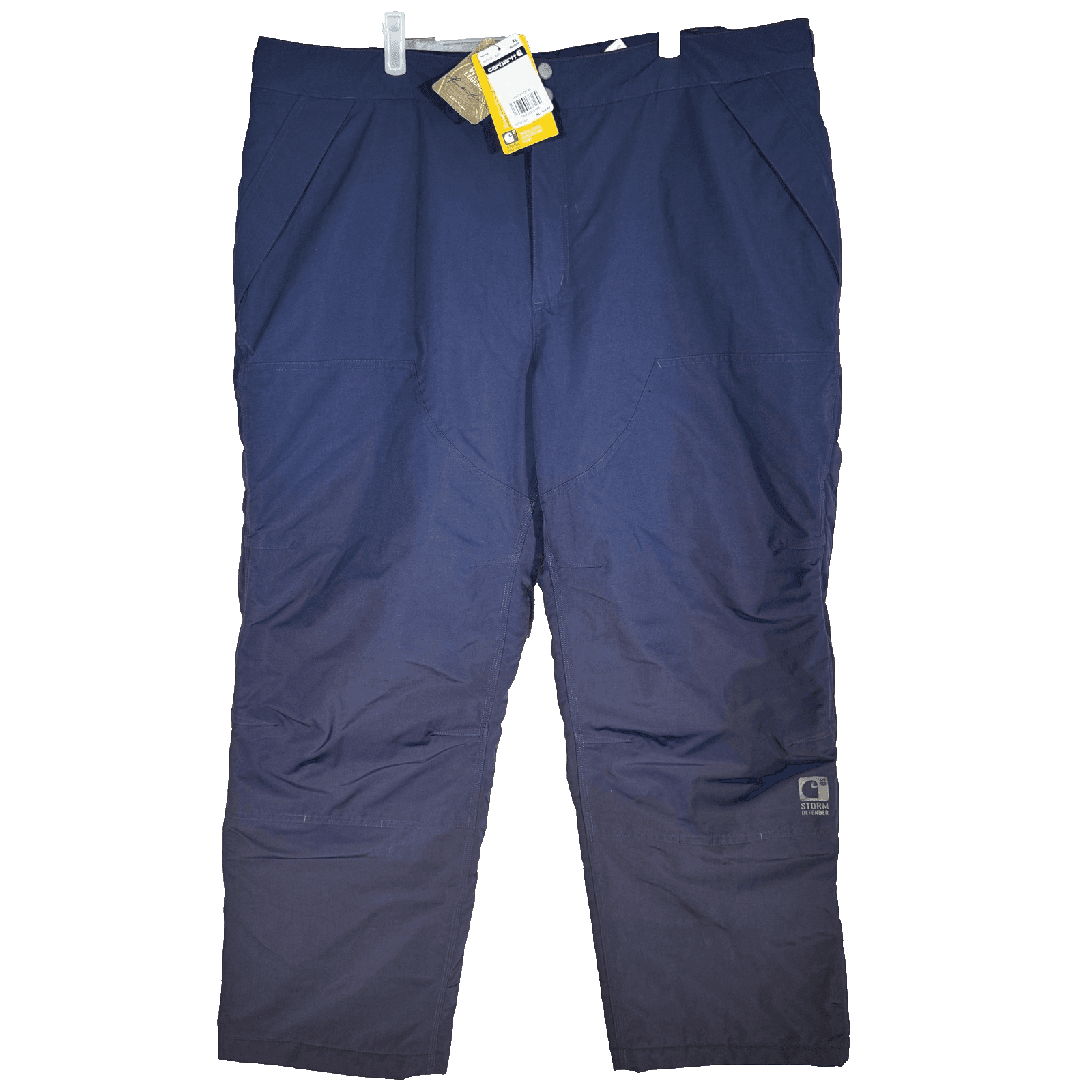 Carhartt Pants Mens XL Short Blue Storm Defender Shoreline Insulated Waterproof - Image 1