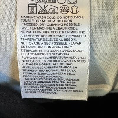 Levis 505 Jeans Mens 38x30 Black Straight Leg Denim Classic Fit 100% Cotton - Thumbnail 6