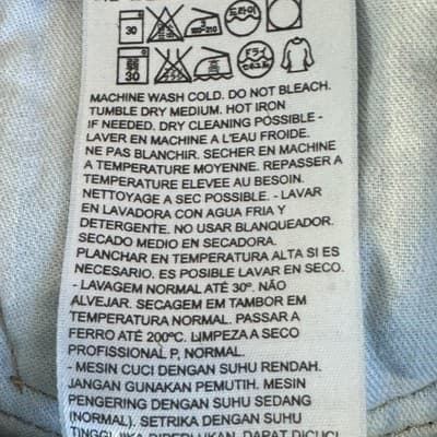 Levis 505 Jeans Mens 38x32 Blue Denim Straight Leg Classic Fit Medium Wash - Thumbnail 6