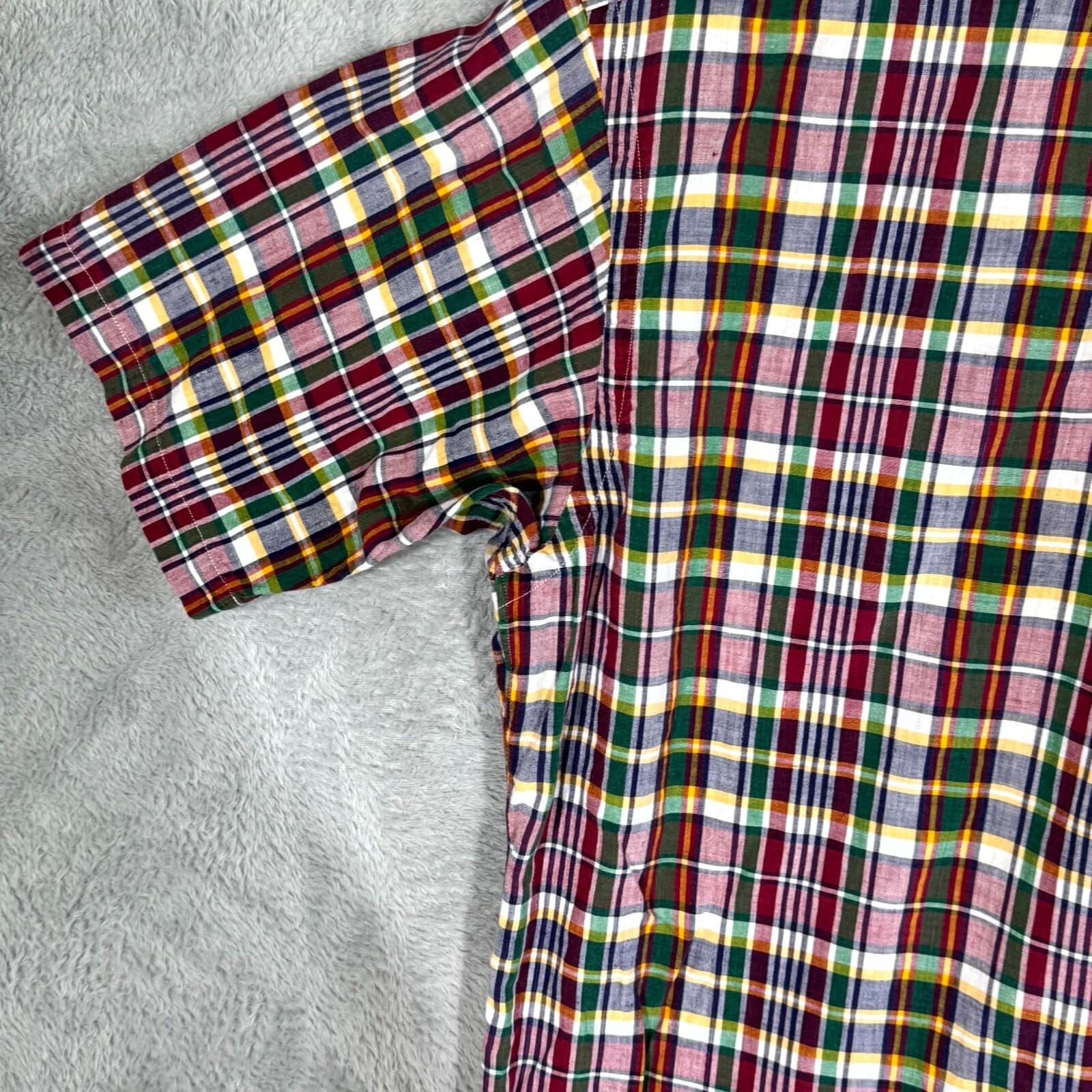 Ralph Lauren Men’s Button Down Shirt Large Multicolor Plaid 100% Cotton - Thumbnail 11