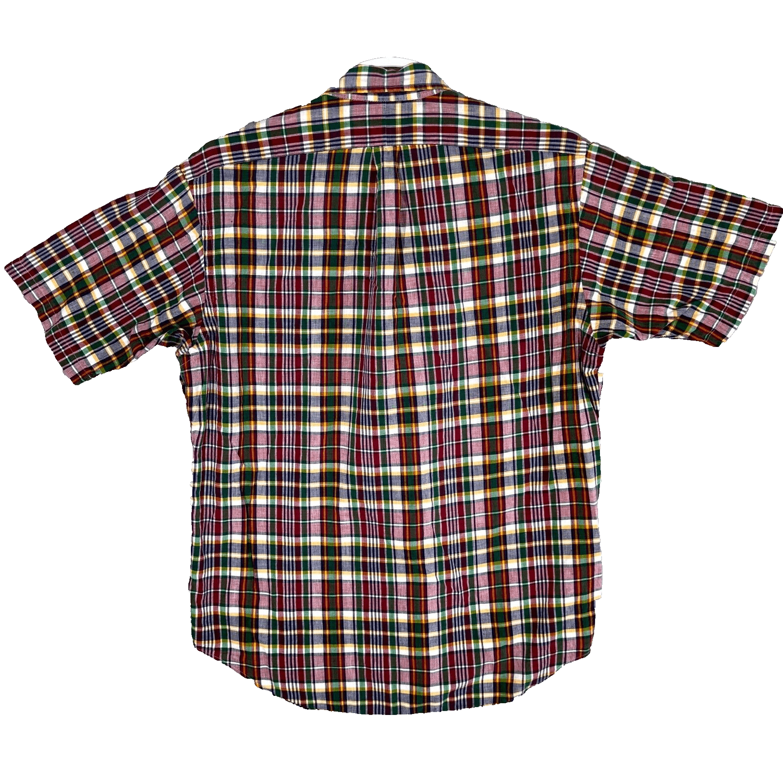 Ralph Lauren Men’s Button Down Shirt Large Multicolor Plaid 100% Cotton - Thumbnail 2