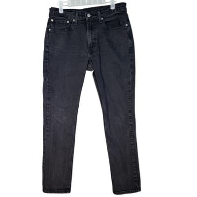 Levis 541 Jeans Mens 31x32 Black Athletic Fit Stretch Denim Tapered Pants - Image 1