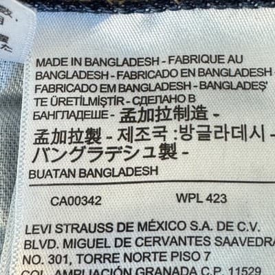 Levis 505 Jeans Mens 32x29 Blue Straight Leg Medium Wash Denim Classic Pants - Thumbnail 4