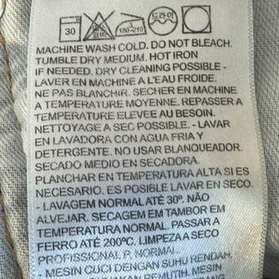 Levis 505 Jeans Mens 32x29 Blue Straight Leg Medium Wash Denim Classic Pants - Thumbnail 6