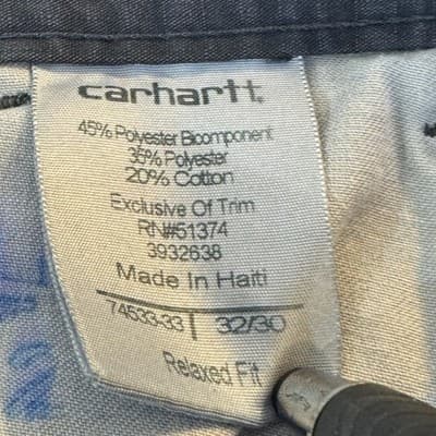 Carhartt Pants Mens 32x29 Ripstop Relaxed Fit Workwear Utility Cargo Pockets - Thumbnail 8