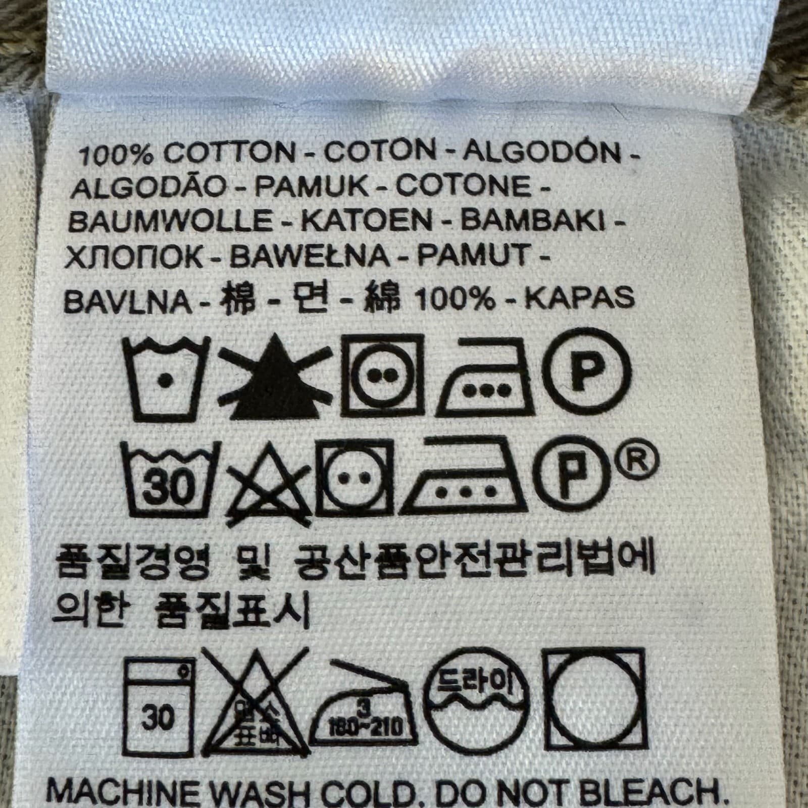 Levi's 505 Men Jeans 38 X 34 Beige Denim Mid-Rise Regular Fit Straight Leg M1699 - Thumbnail 5