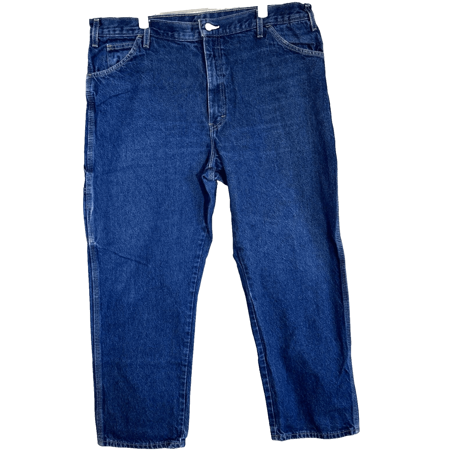 Dickies Carpenter Jeans Men’s 38x30 Blue Denim 100% Cotton Straight Leg Workwear - Image 1