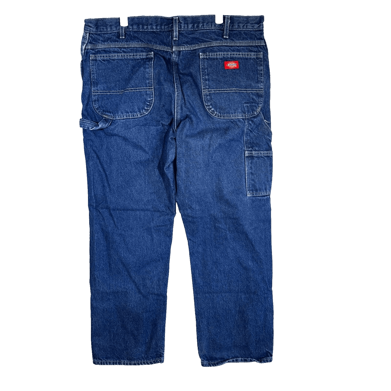 Dickies Carpenter Jeans Men’s 38x30 Blue Denim 100% Cotton Straight Leg Workwear - Thumbnail 2