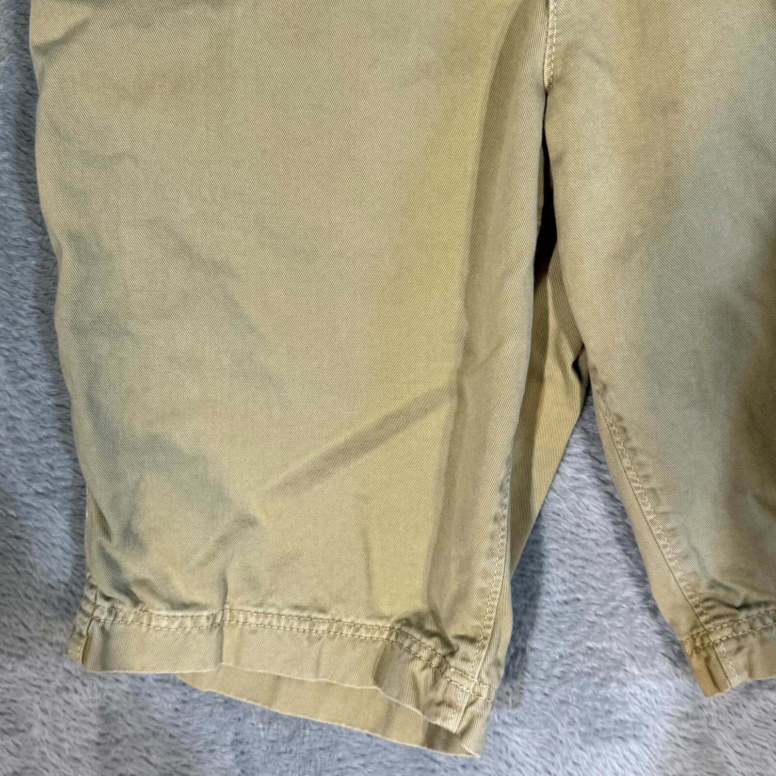 American Eagle Outfitters Men’s Shorts 29 Tan Longer Length Classic Mid-Rise - Thumbnail 6
