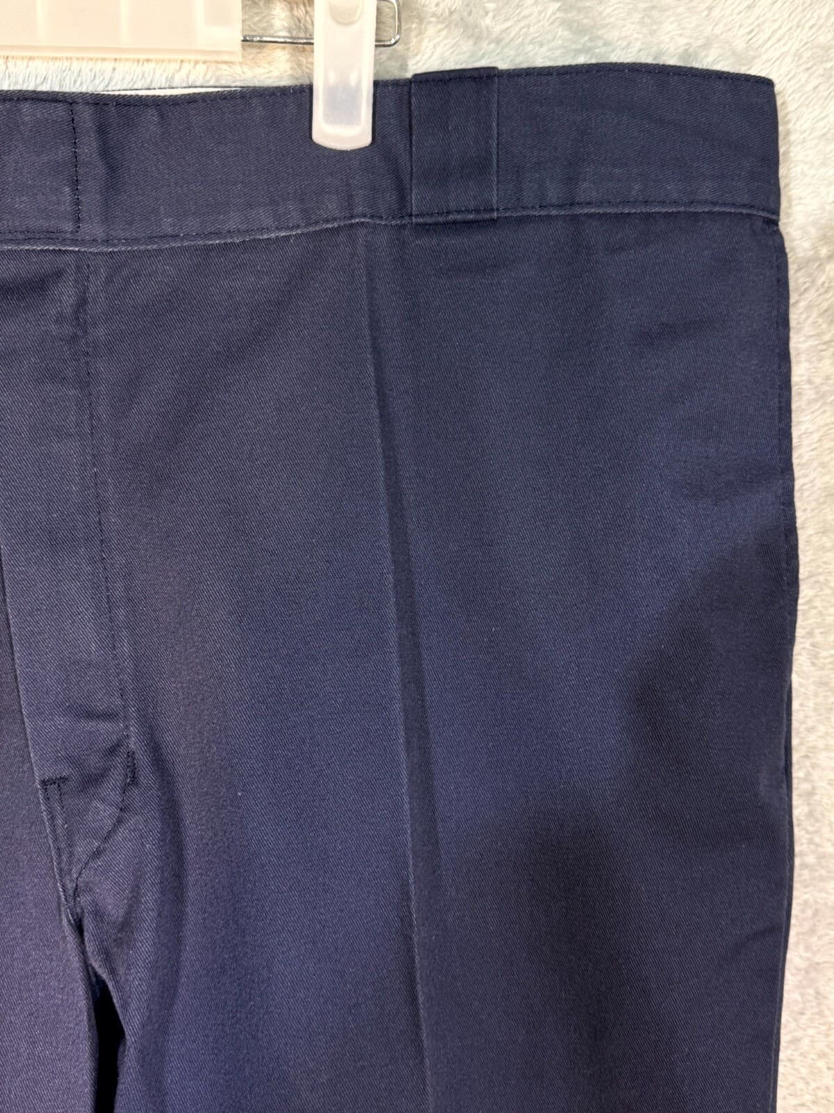 Dickies 874 Men’s Work Pants 44x30 Navy Original Fit Flat Front Zip Fly - Thumbnail 4
