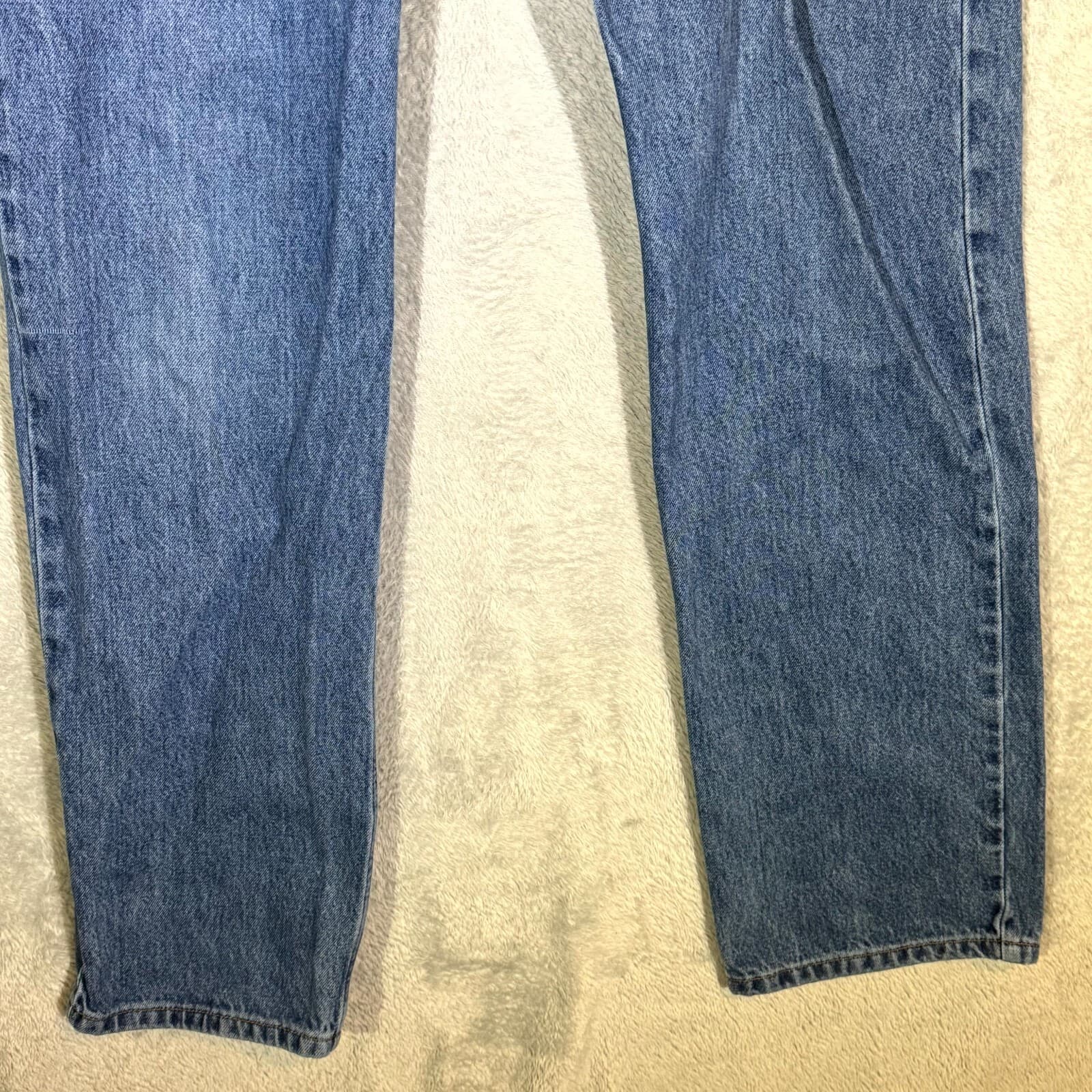 Eddie Bauer Jeans Mens 32x36 Blue Denim 100% Cotton Traditional Fit Straight Leg - Thumbnail 5