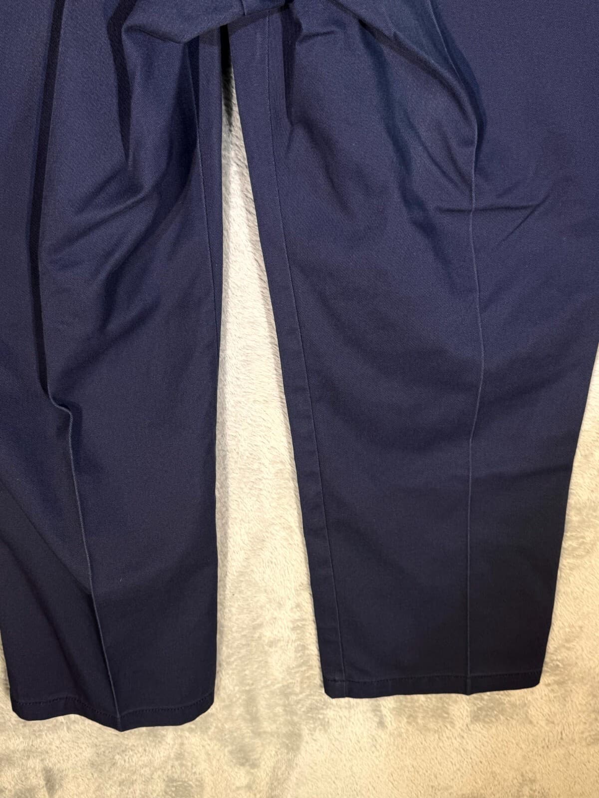 Dickies 874 Men’s Work Pants 44x30 Navy Original Fit Flat Front Zip Fly - Thumbnail 8