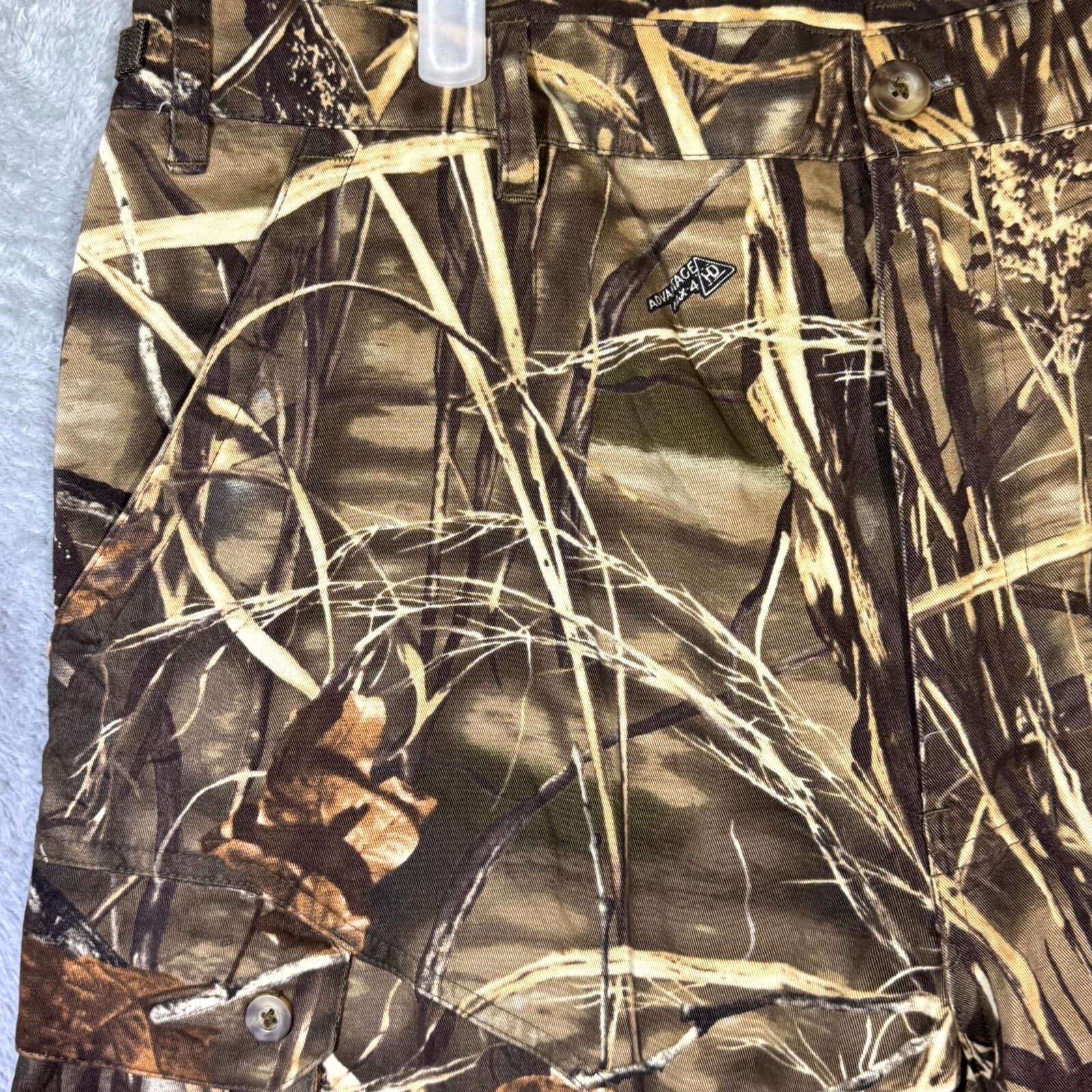 Game Winner Cargo Pants Men’s XL Realtree Camo 100% Cotton Hunting Straight - Thumbnail 3