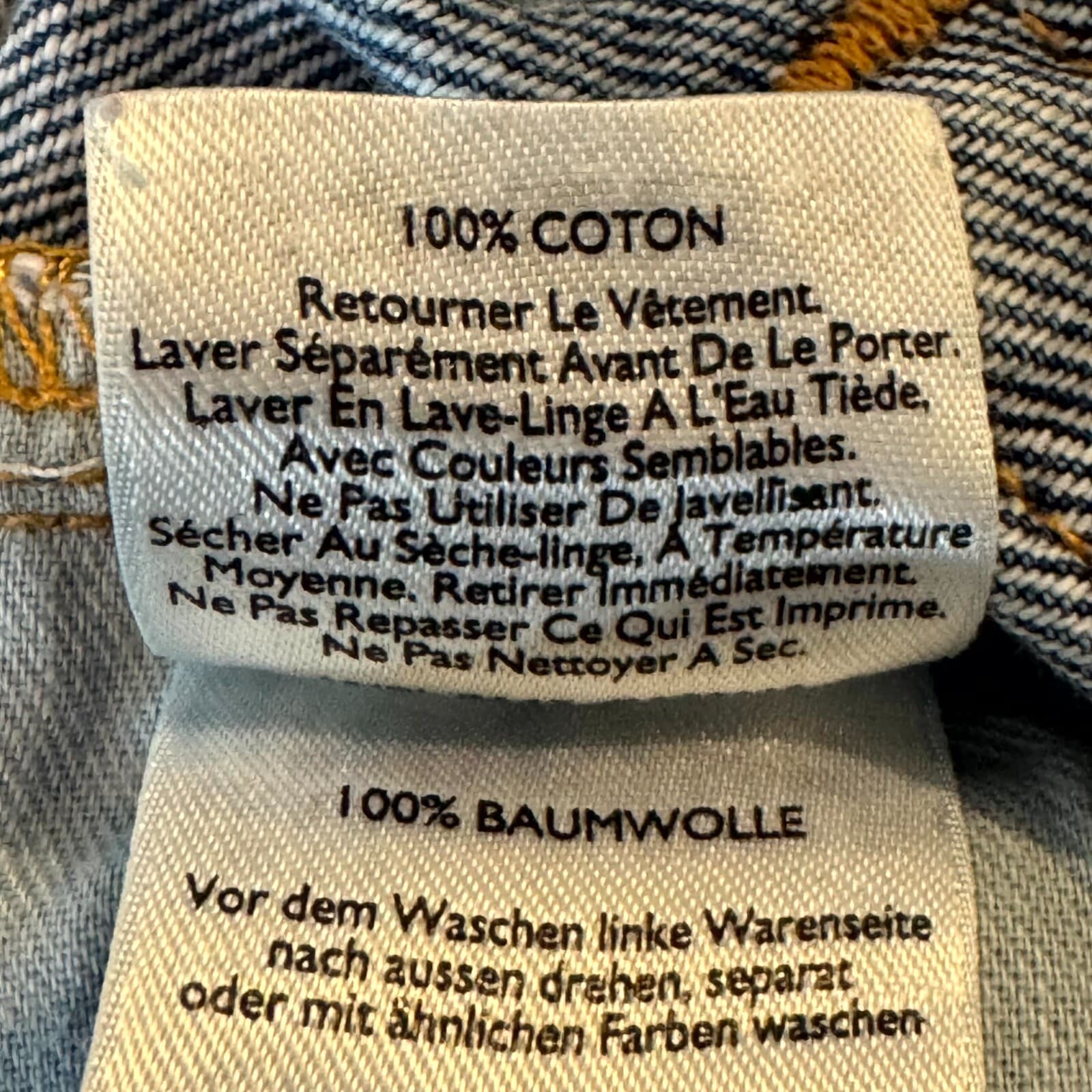 Eddie Bauer Jeans Mens 32x36 Blue Denim 100% Cotton Traditional Fit Straight Leg - Thumbnail 16