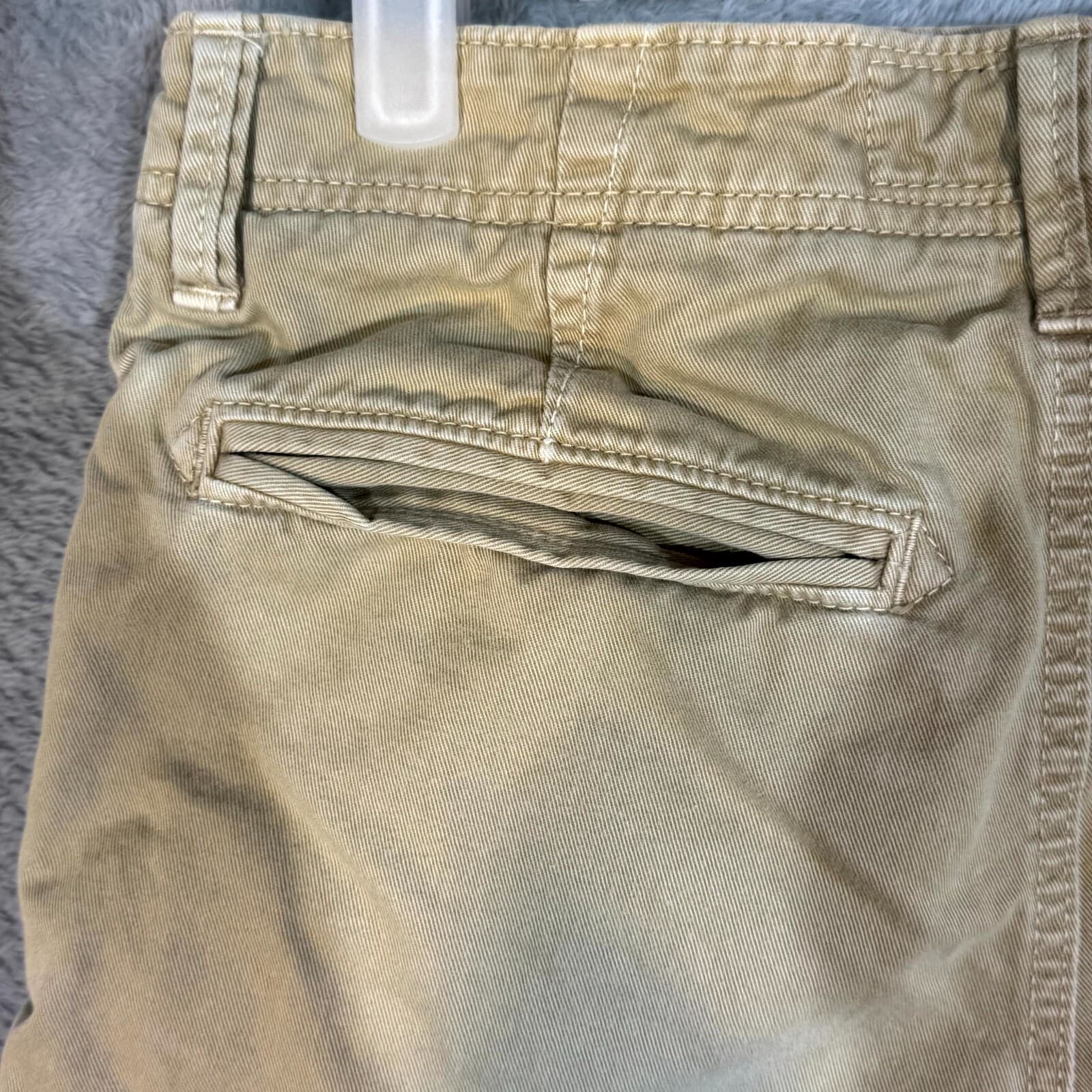 American Eagle Outfitters Men’s Shorts 29 Tan Longer Length Classic Mid-Rise - Thumbnail 7