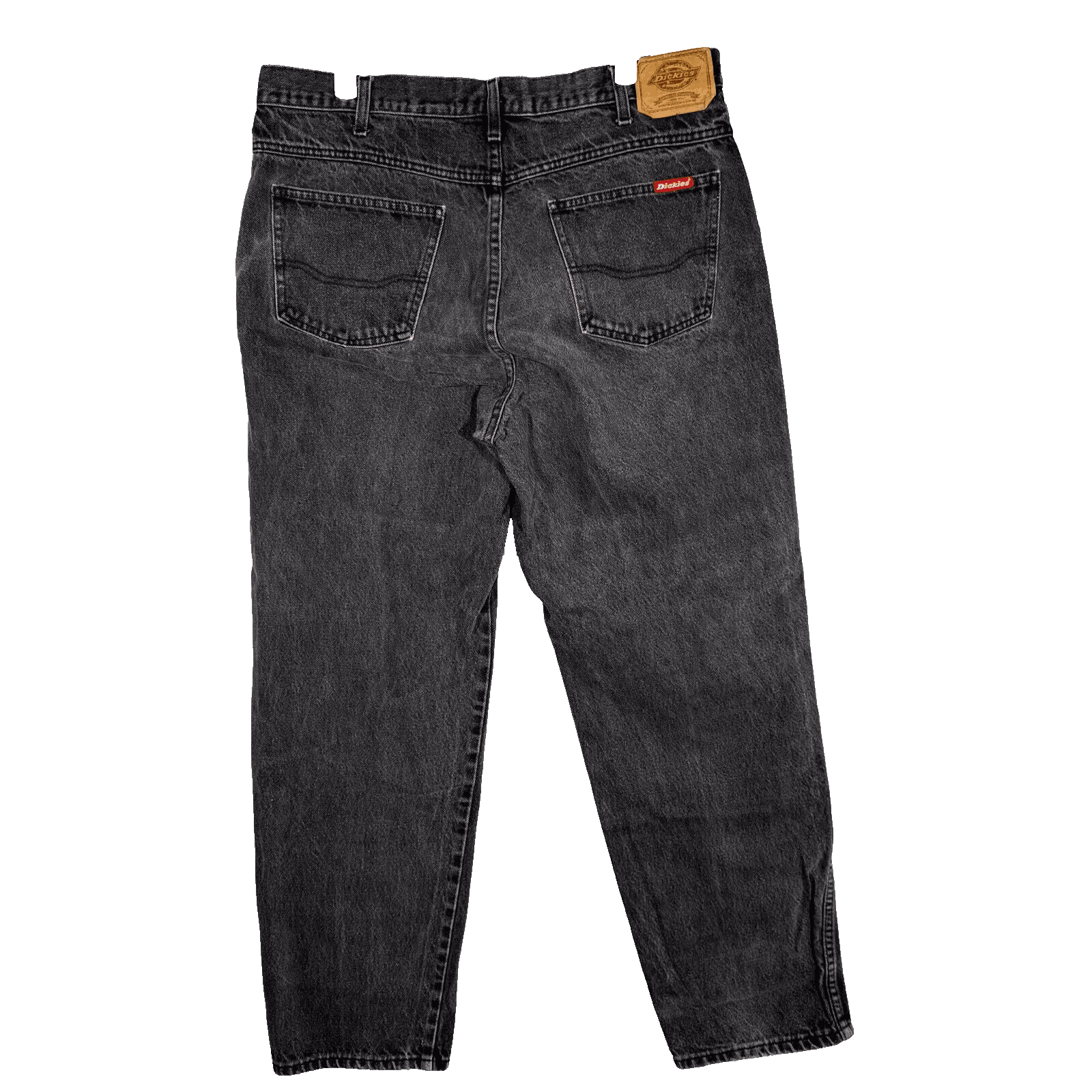 Dickies Jeans Men’s 36x30 Black Denim Dark Wash Mid-Rise Straight Leg Cotton - Thumbnail 2