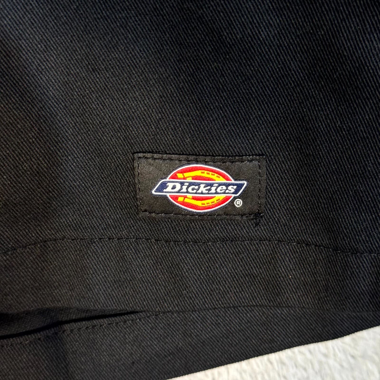 Dickies Men’s Work Shorts 42 Black Loose Fit Flat Front Zip Fly Workwear - Thumbnail 6