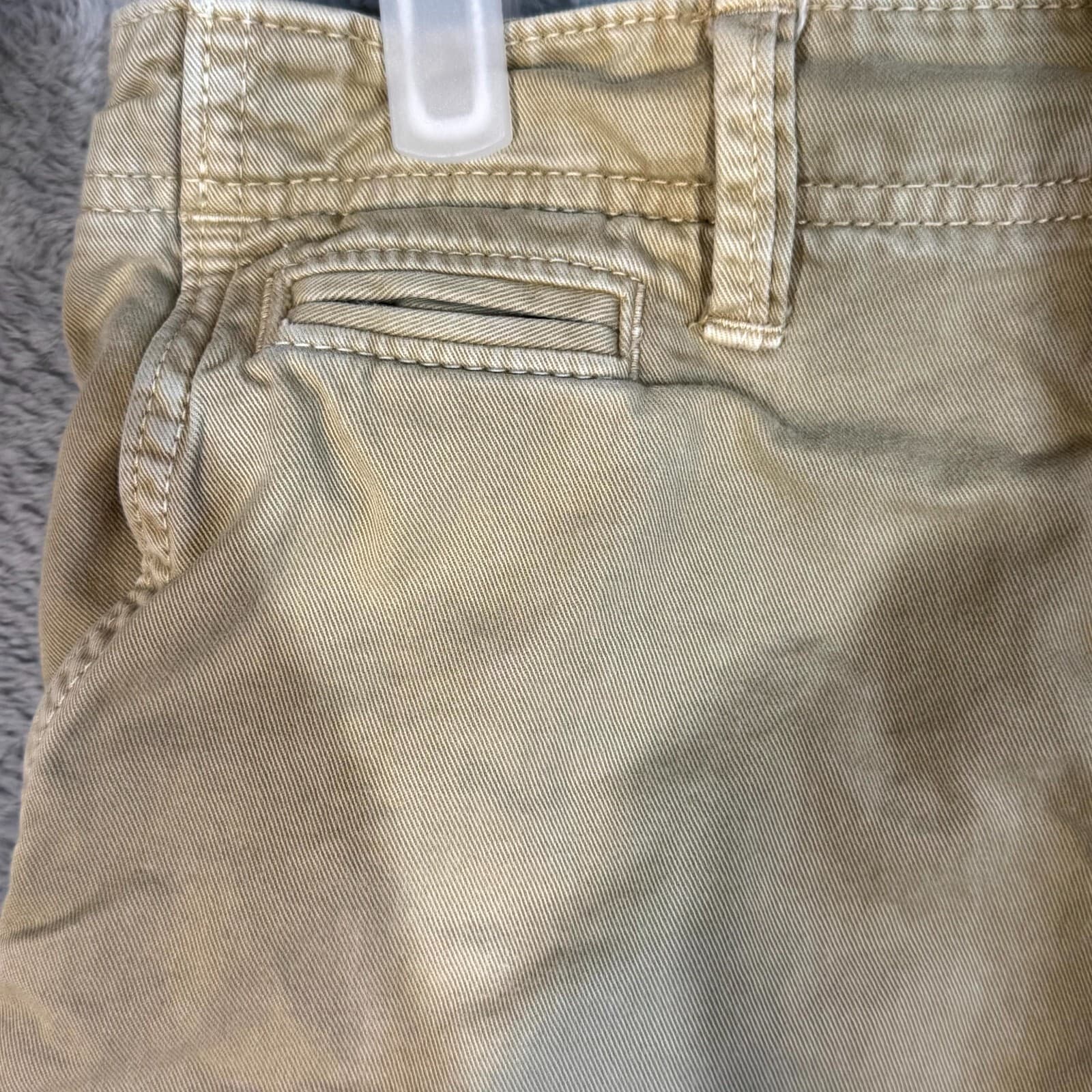 American Eagle Outfitters Men’s Shorts 29 Tan Longer Length Classic Mid-Rise - Thumbnail 3
