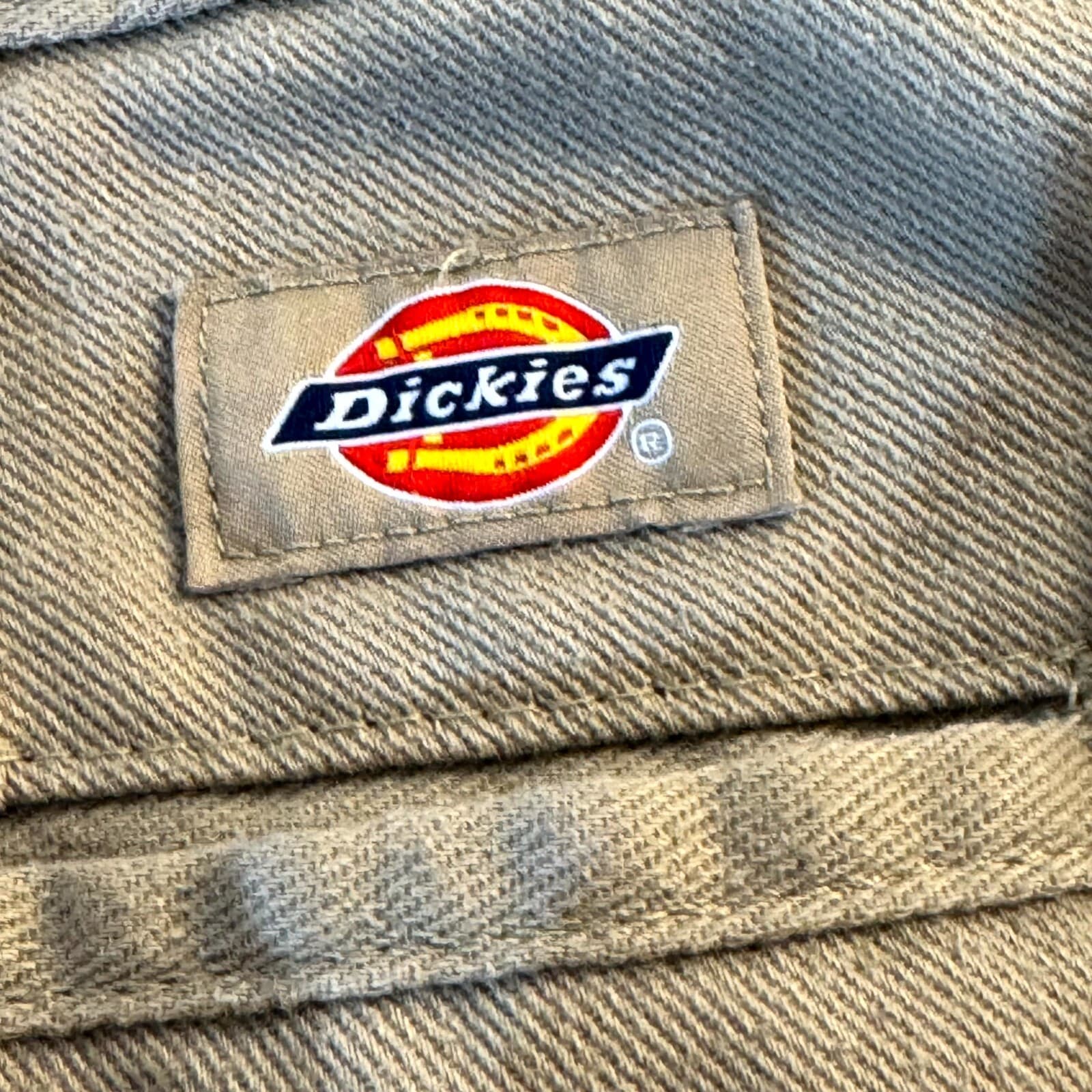 Dickies 874 Men’s Work Pants 38x32 Beige Original Fit Flat Front Zip Fly - Thumbnail 9