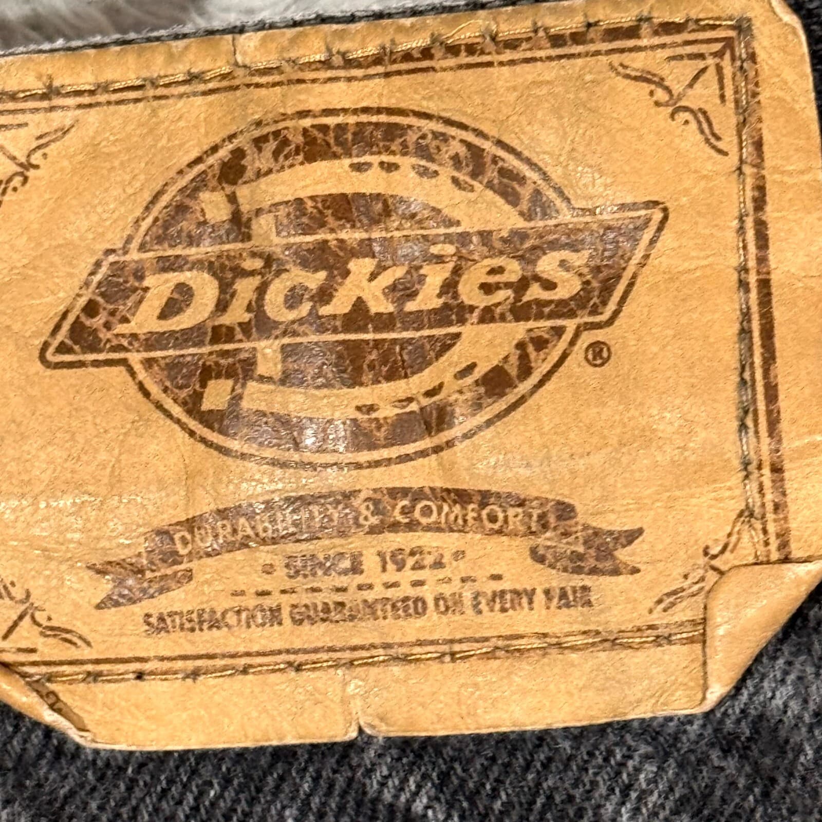 Dickies Jeans Men’s 36x30 Black Denim Dark Wash Mid-Rise Straight Leg Cotton - Thumbnail 11
