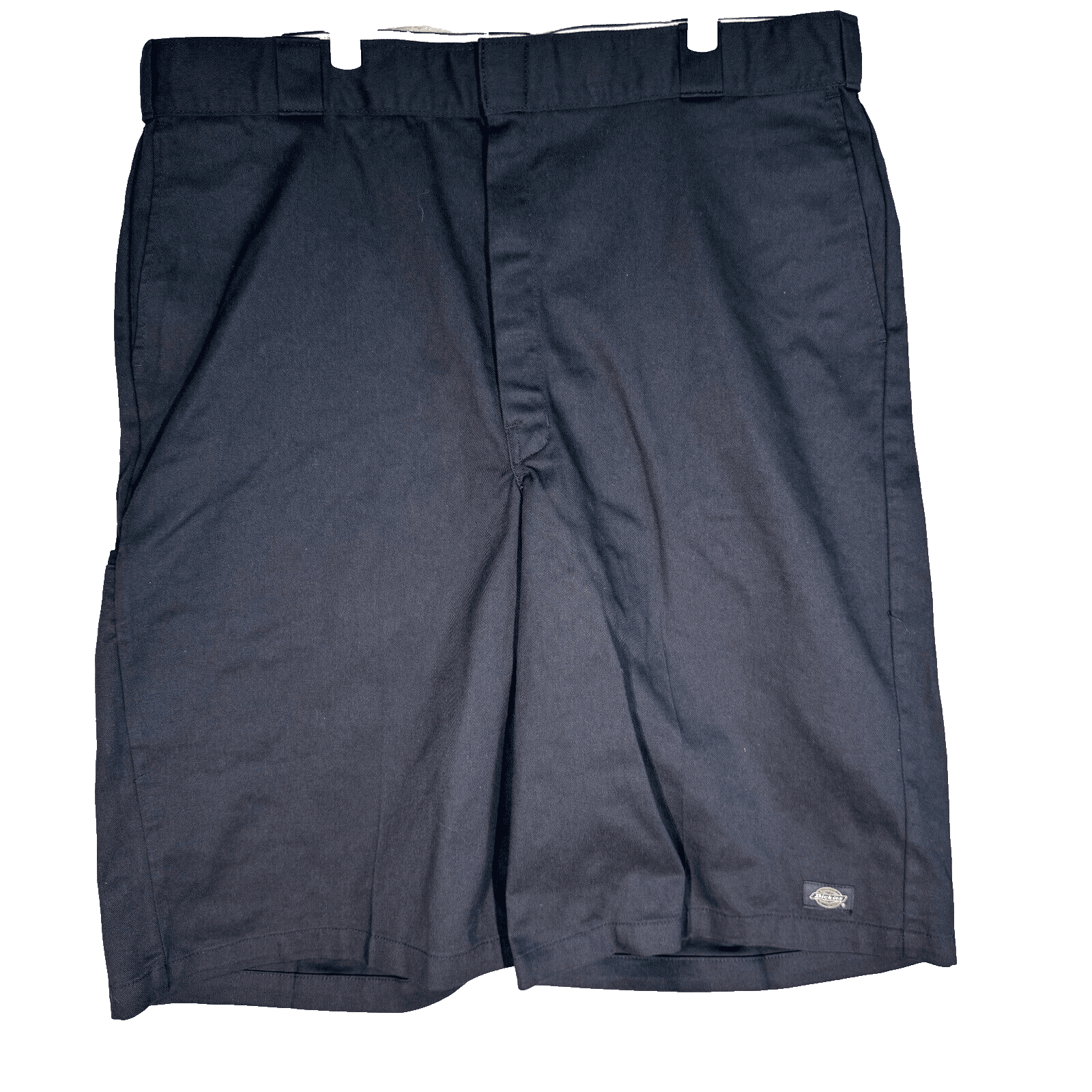 Dickies Men’s Work Shorts 42 Black Loose Fit Flat Front Zip Fly Workwear - Image 1