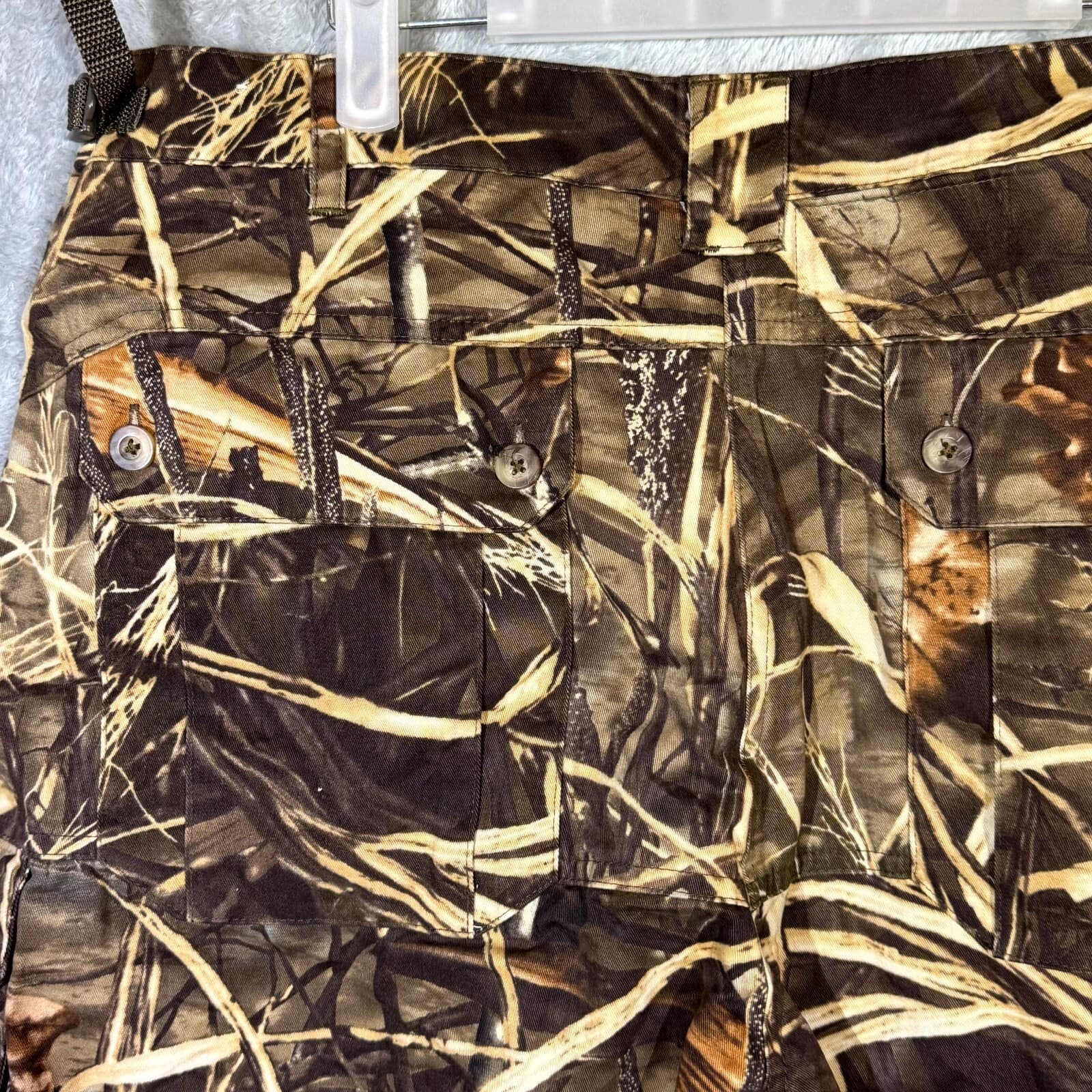 Game Winner Cargo Pants Men’s XL Realtree Camo 100% Cotton Hunting Straight - Thumbnail 6