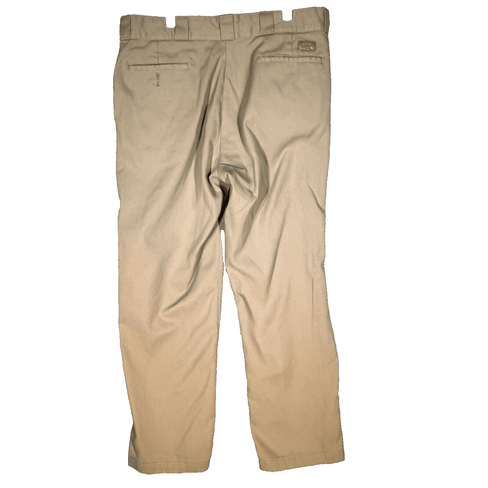 Dickies 874 Men’s Work Pants 38x32 Beige Original Fit Flat Front Zip Fly - Thumbnail 2