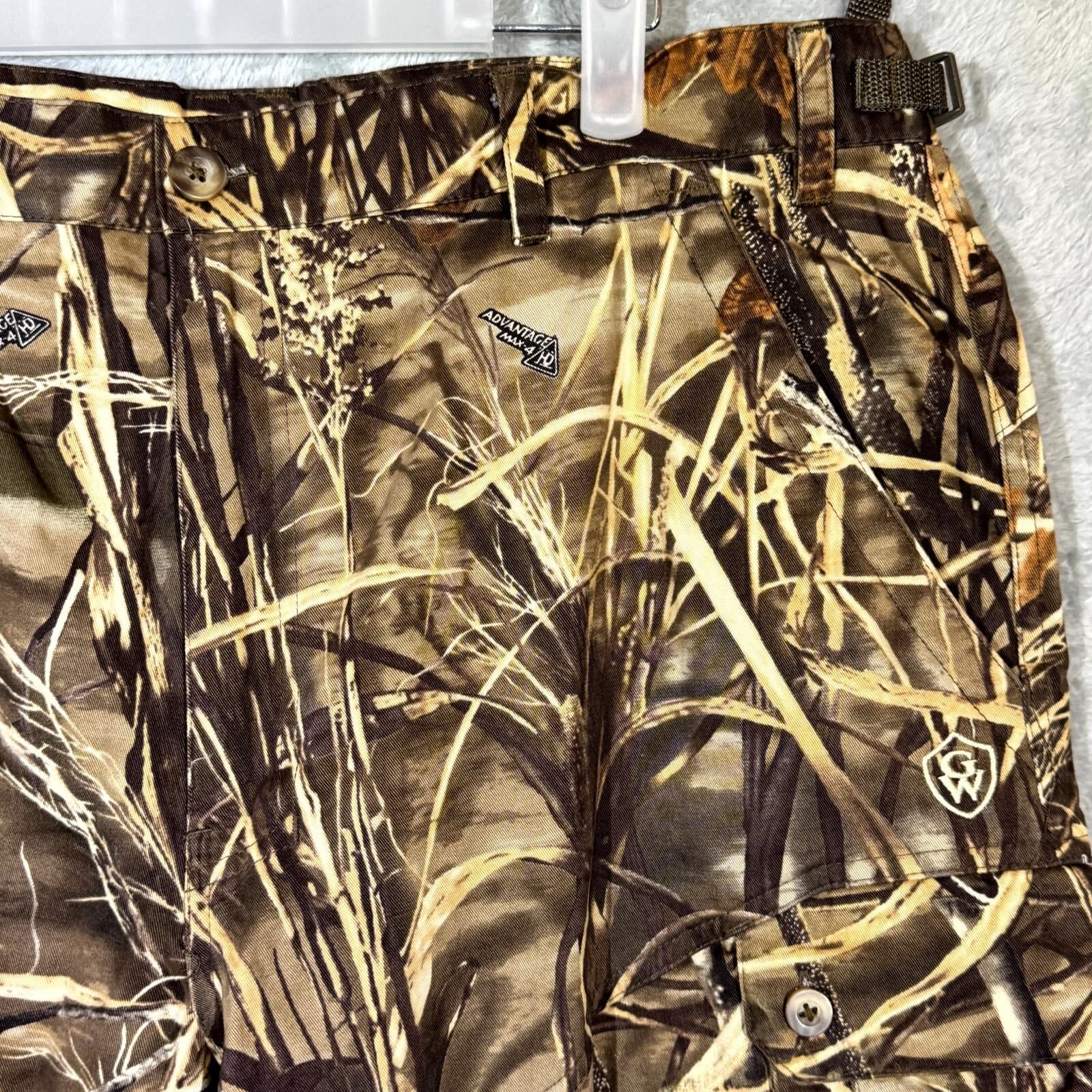 Game Winner Cargo Pants Men’s XL Realtree Camo 100% Cotton Hunting Straight - Thumbnail 4