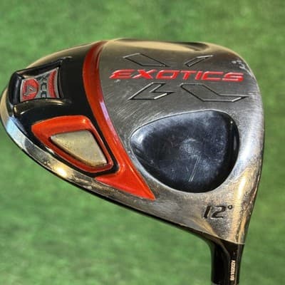 Exotics 1 12° Driver Mens RH Tour AD 45 R Flex Graphite Orange Golf Club - Image 1