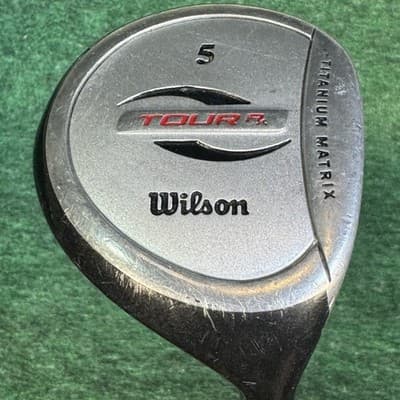 Wilson Tour Rx 5 Wood Mens RH Titanium Matrix Graphite Mens Flex Golf Club - Image 1