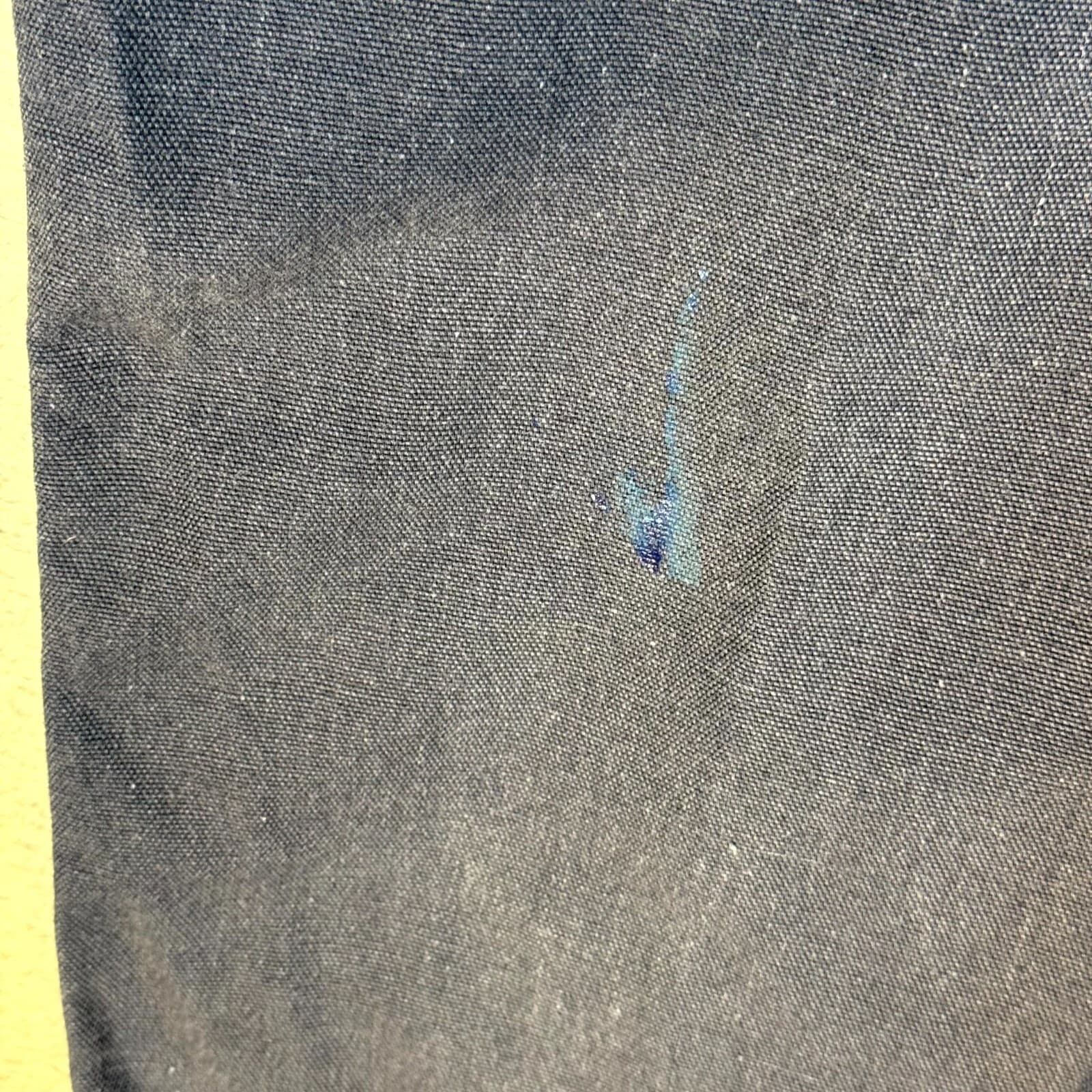 Carhartt Carpenter Pants Mens 36x36 Navy Canvas Dungaree Fit Workwear 383-20 - Thumbnail 3