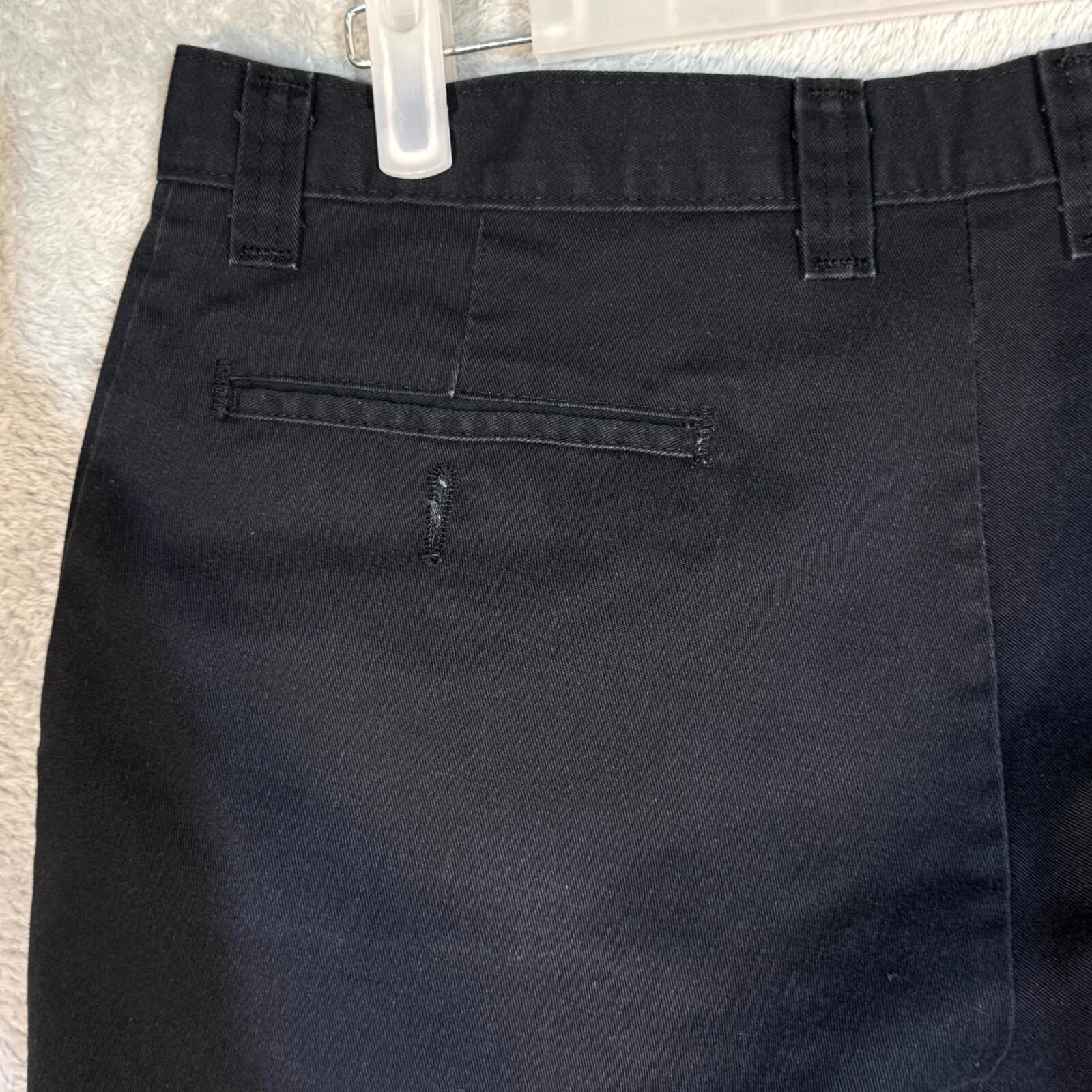 Dickies 874 Men’s Work Pants 34x32 Black Regular Fit Flat Front Zip Fly - Thumbnail 6