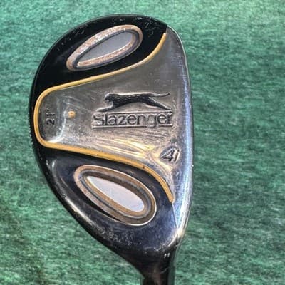 Slazenger Raw Distance Hybrid 4i 21° NV-RD Stiff RH Black Graphite Golf Club - Image 1