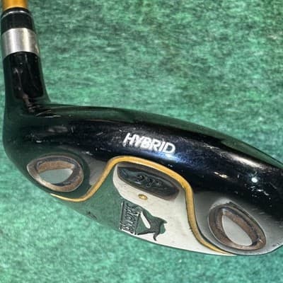 Slazenger Raw Distance Hybrid 4i 21° NV-RD Stiff RH Black Graphite Golf Club - Thumbnail 4