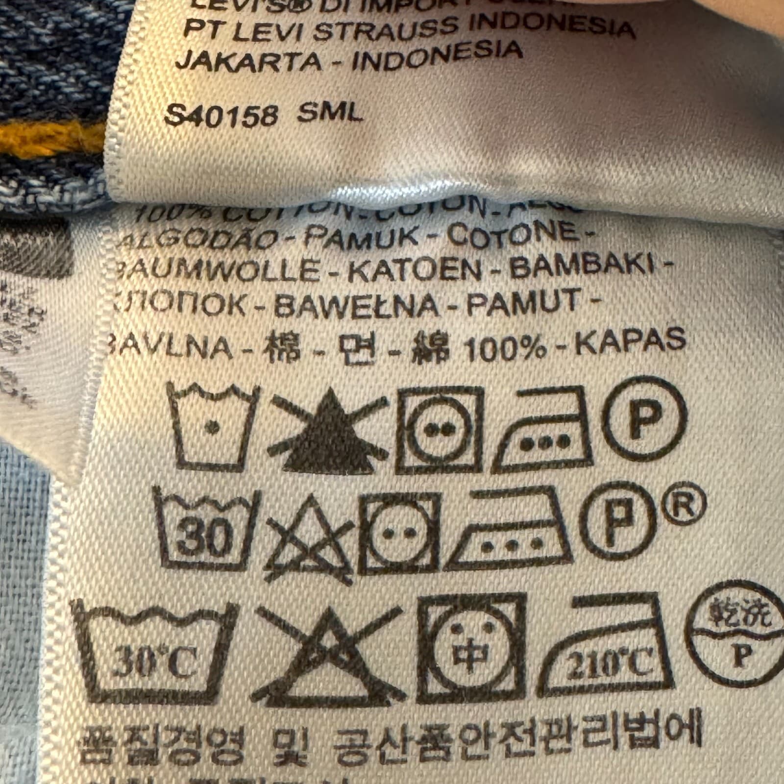 Levi’s 501 Men’s Jeans 34x30 Blue Denim Medium Wash Button Fly Straight Leg - Thumbnail 12