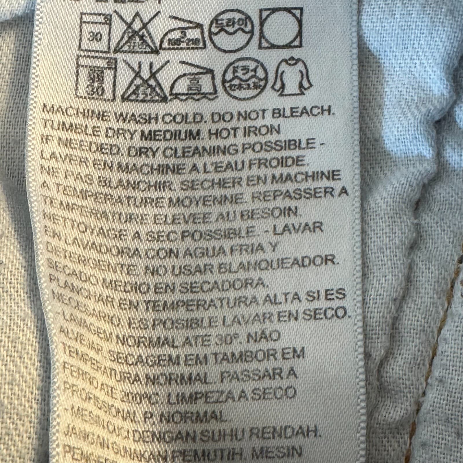 Levi’s 501 Men’s Jeans 34x30 Blue Denim Medium Wash Button Fly Straight Leg - Thumbnail 13