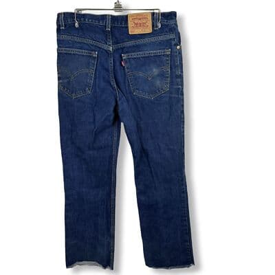 Levi’s 517 Men’s 34×32 Boot-Cut Blue Denim Jeans – 100% Cotton Vintage M62 - Thumbnail 6