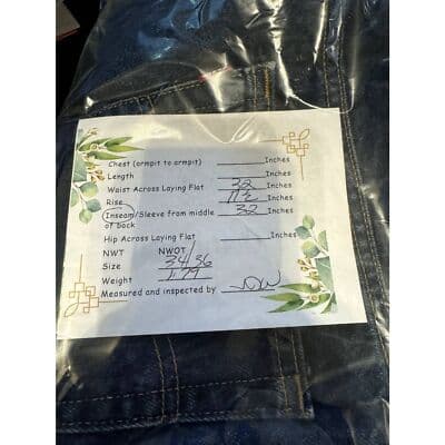 Levi’s 517 Men’s 34×32 Boot-Cut Blue Denim Jeans – 100% Cotton Vintage M62 - Thumbnail 8