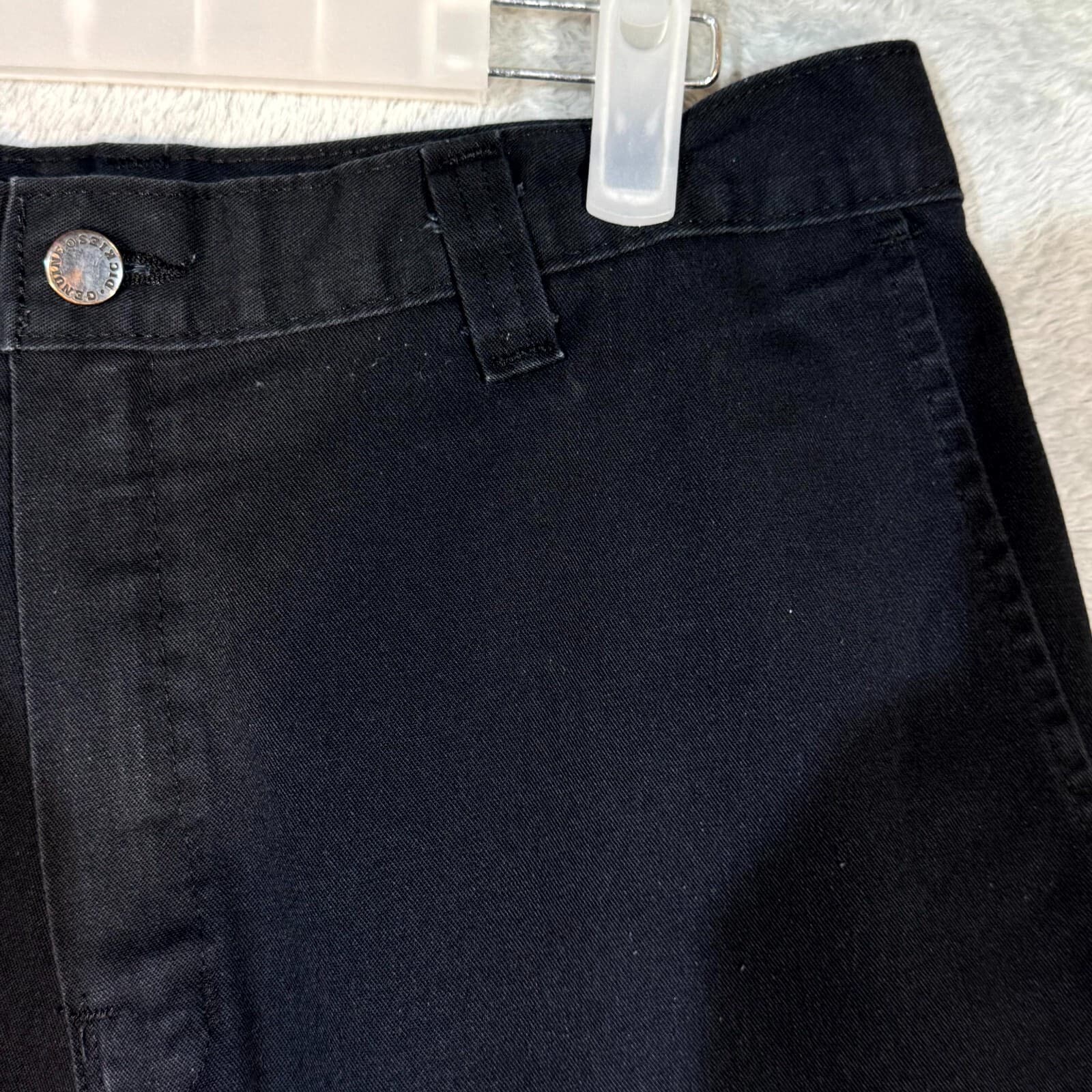 Dickies 874 Men’s Work Pants 34x32 Black Regular Fit Flat Front Zip Fly - Thumbnail 4