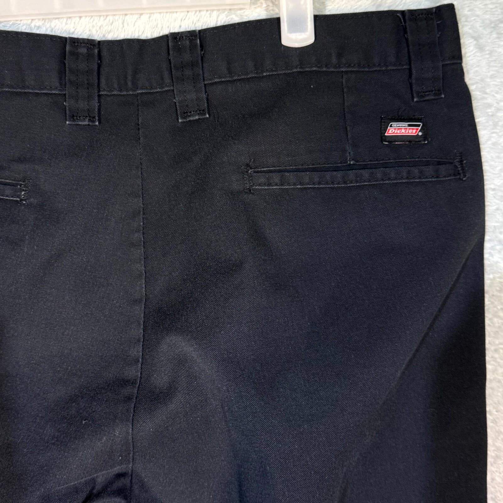 Dickies 874 Men’s Work Pants 34x32 Black Regular Fit Flat Front Zip Fly - Thumbnail 7