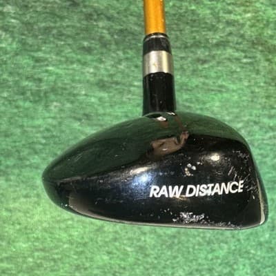 Slazenger Raw Distance Hybrid 4i 21° NV-RD Stiff RH Black Graphite Golf Club - Thumbnail 5
