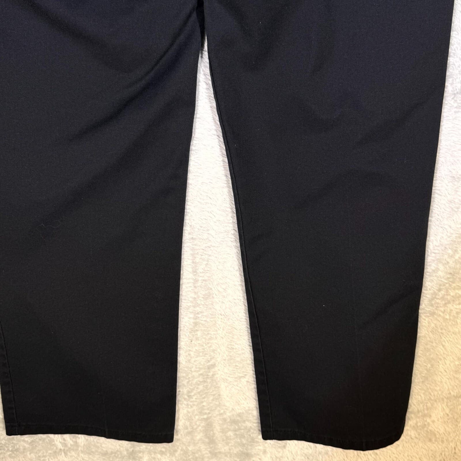 Dickies 874 Men’s Work Pants 34x32 Black Regular Fit Flat Front Zip Fly - Thumbnail 8