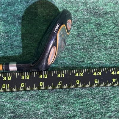 Slazenger Raw Distance Hybrid 4i 21° NV-RD Stiff RH Black Graphite Golf Club - Thumbnail 7