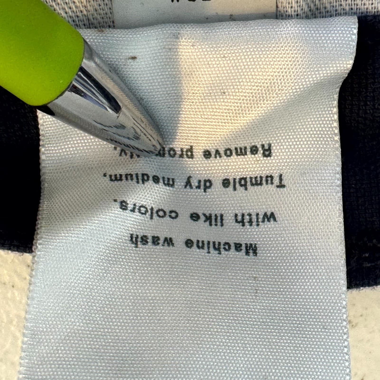 Carhartt Carpenter Pants Men 34x30 Navy Canvas Dungaree Fit Workwear 383-20 - Thumbnail 7