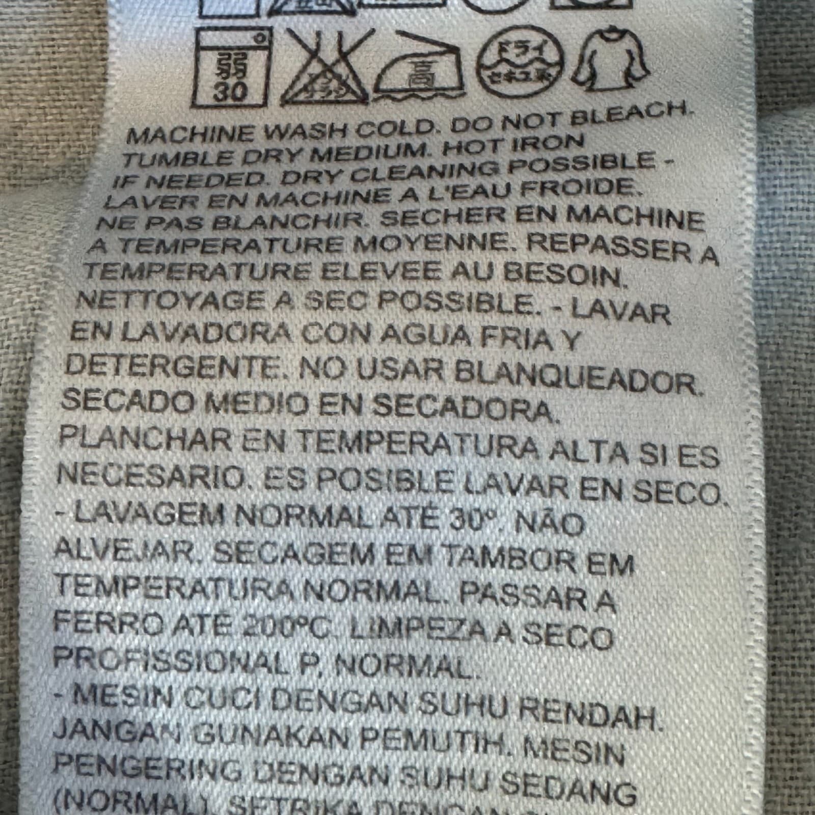 Levi’s 501 Men’s Jeans 34x34 Blue Denim Straight Leg Button Fly - Thumbnail 17