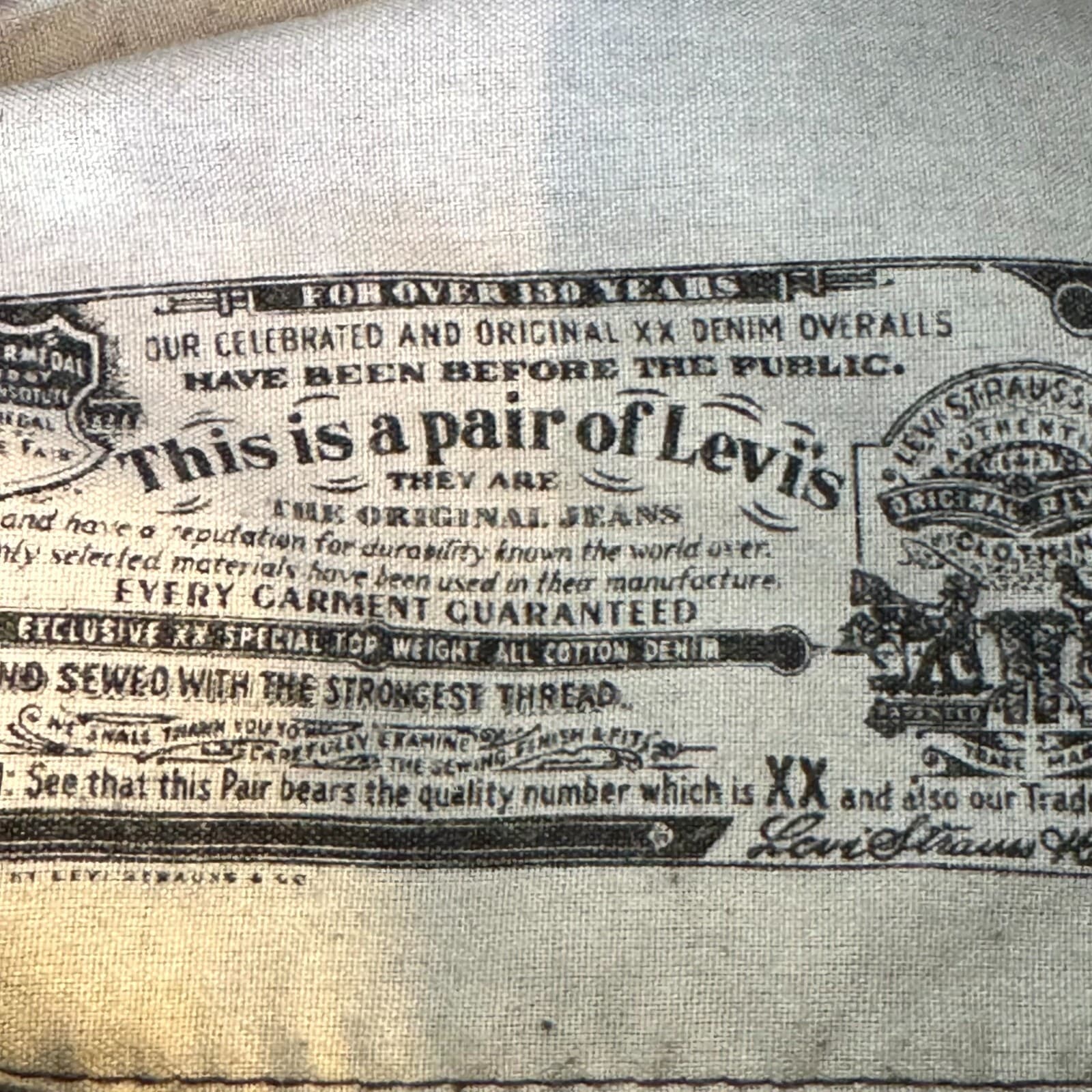 Levi’s 501 Men’s Jeans 38x32 Black Denim Button Fly Straight Leg - Thumbnail 10