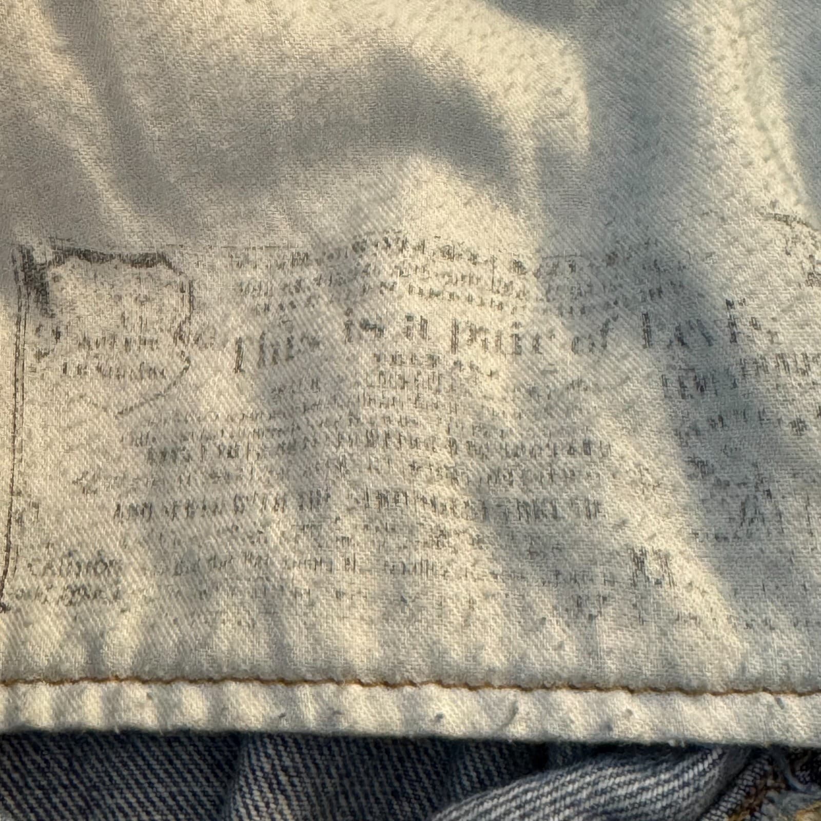 Levi’s 501 Men’s Jeans 34x30 Blue Denim Medium Wash Button Fly Straight Leg - Thumbnail 10