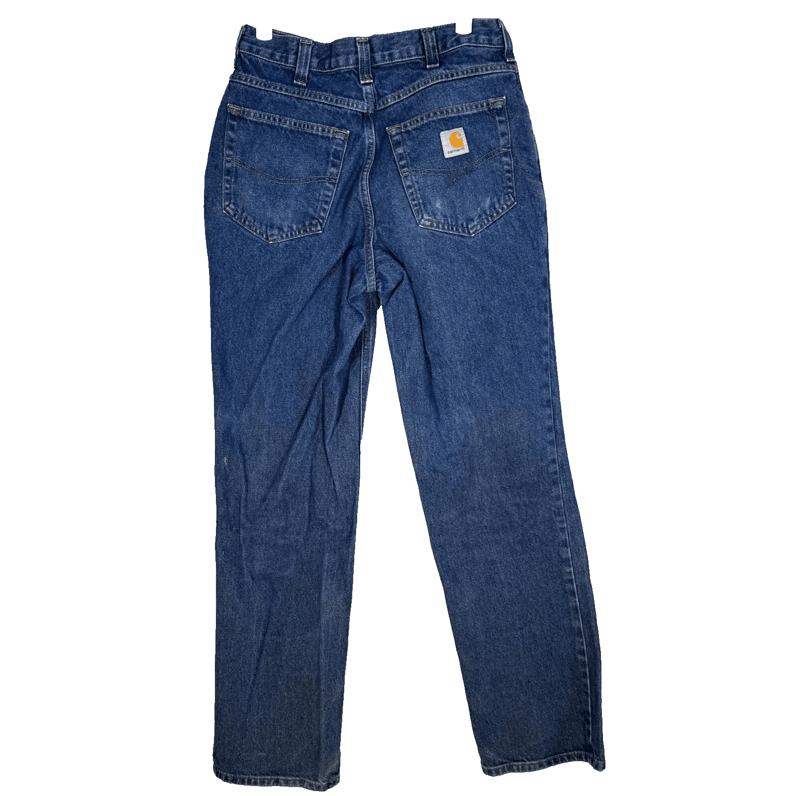Carhartt 381-83 Jeans Men's 29x32 Blue Denim Relaxed Fit Workwear 100% Cotton - Thumbnail 2