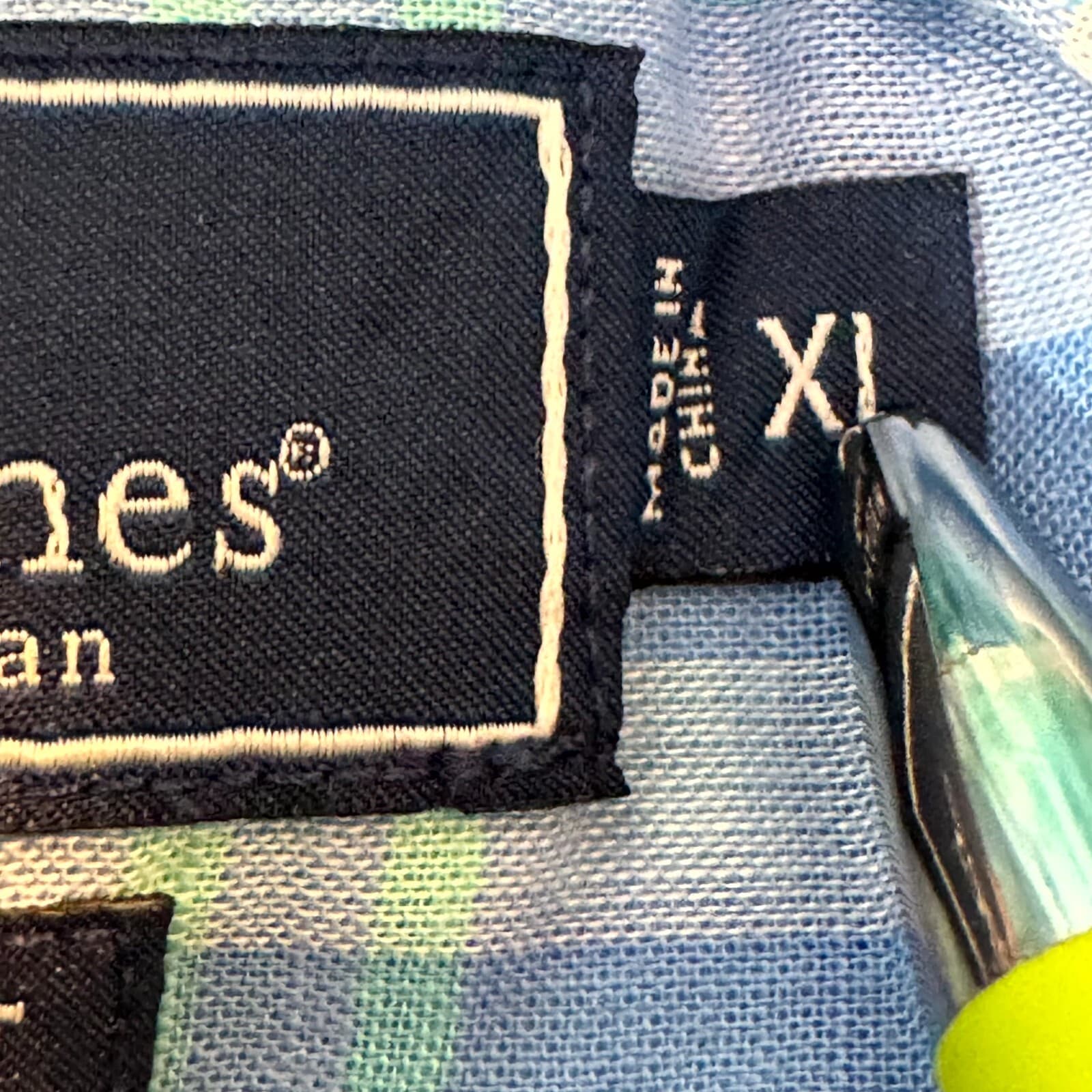 Vineyard Vines Men’s Murray Shirt XL Blue Plaid 100% Cotton Short Sleeve - Thumbnail 14