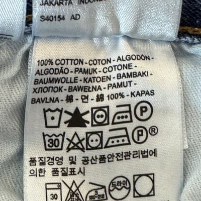 Levis 501 Jeans Mens 38x30 Straight Leg Button Fly Classic Vintage Denim - Thumbnail 5